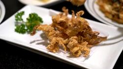 fried squid Stock Footage