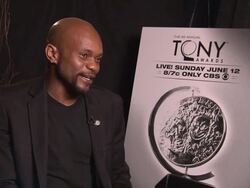 INTERVIEW: Forrest McClendon says to be nominated for a Tony during his Broadway debut is overwhelmingÃ‰. Stock Footage