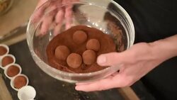 Chef makes sweets vegetarian Stock Footage