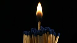 HD  Match Ignition Stock Footage