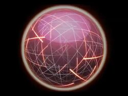 Red Sphere Network Loop. Stock Footage