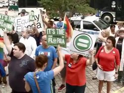 LGBTQ Couples Challenge Florida Ban On Same-Sex Marriage Stock Footage