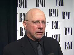INTERVIEW:Mike Post on the event, projects, composing at the Composer David Arnold To Receive BMI's Richard Kirk Award At The BMI Film/TV Awards at Beverly Hills CA. (Footage by WireImage Video/GettyImages) Stock Footage