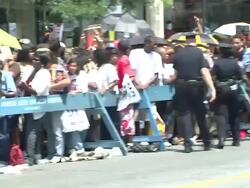 The Apollo Theater Pays Public Tribute To Michael Jackson - June 30, 2009 Stock Footage