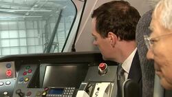 Prime Minister David Cameron and George Osborne MP at Hitachi Rail Europe News Clip