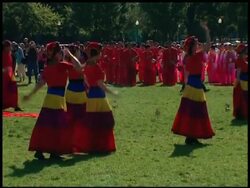Chinese flag raised to mark 60th anniversary News Clip