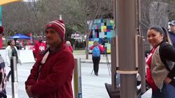 Raw: Fans Snap Photos with Favorite Team Helmets Instructional Video