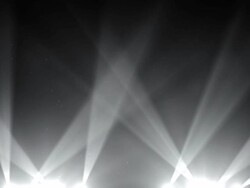 Spot Lights Background Loop - Black and White (Full HD) Stock Footage