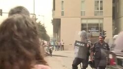 CLEAN : Fresh protests as Lebanon parties meet to end gridlock (2) News Clip