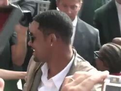 Will Smith arrives at The Karate Kid Premiere in Westwood at the Celebrity Sightings in Los Angeles at Los Angeles CA. (Footage by WireImage Video/GettyImages) Stock Footage