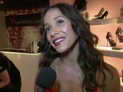 INTERVIEW: Dania Ramirez on the event at Chinese L Stock Footage