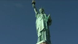 The Statue of Liberty, America's iconic symbol welcoming visitors and immigrants, celebrated 125 years on Friday. The statue's interior will be closed for renovations for about a year, though Liberty Island will remain open. News Clip