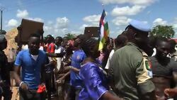 CLEAN : Protest in CAR against postponing elections News Clip