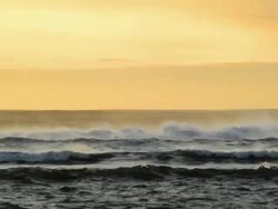 strom bring wave like wall Stock Footage