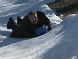 Luge Track - Man #10 Stock Footage