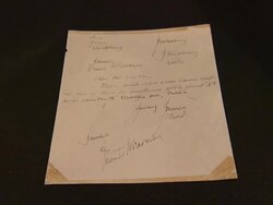 Paul McCartney Earliest Known Handwritten Letter W Stock Footage