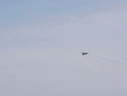 Rafale stunt flying Stock Footage