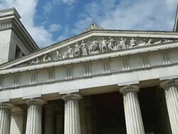PAN Munich Propylaea (Propylaeen) In Koenigsplatz Stock Footage
