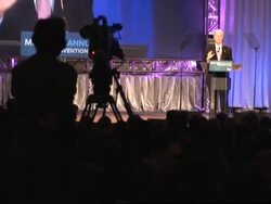 Mortgage bank managers meet over financial crisis, protestors News Clip