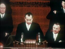 Nixon Inauguration Stock Footage