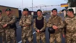 CLEAN : Ukraine turns back stateless Saakashvili (2) News Clip