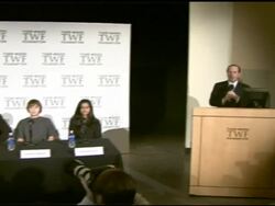 Earl Woods statue dedication and Tiger Woods Fist Pump Challenge launch Stock Footage