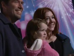 Alyson Hannigan at Disney On Ice Presents Let's Celebrate! - Presented By Stonyfield YoKids Organic Yogurt Stock Footage