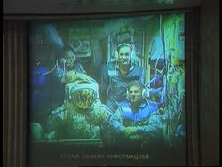 Russia - Children talk with astronauts News Clip