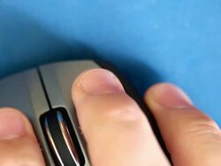 Top view mouse Stock Footage