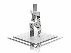 Domino dancer Stock Footage