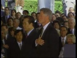 USA: CLINTON HAILS PRESIDENT KIM AS COURAGEOUS SURVIVOR News Clip