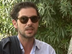 INTERVIEW: Melvil Poupaud on the conditions of the people who took part in that war at Lines Of Wellington: 69th Venice Film Festival on September 05, 2012 in Venice, Italy (Footage by WireImage Video/Getty Images) Stock Footage