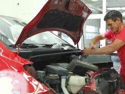 HD 1080 static: Car service Stock Footage