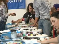 Gibson Guitar 'Paint For PEP' Charity Event Stock Footage