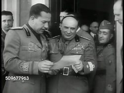 Italy Mussolini and Ciano Instructional Video