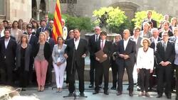 VOICED : Presidente de Cataluna anuncia referendum de independencia News Clip