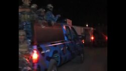 CLEAN : Kurdish forces patrol Kirkuk streets after a curfew was ordered News Clip