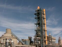 Cement factory Stock Footage