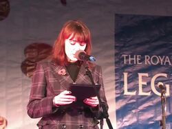 Silence In The Square - Keeley Hawes Stock Footage