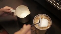 Making cold refreshment Stock Footage