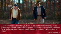 David Harbour on How His 'Stranger Things' Character Evolved & Roles In 'Hellboy' to 'Hamlet' | THR News News Clip