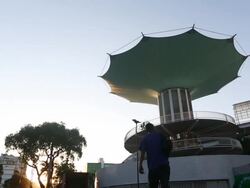 ATMOSPHERE - Preparations at the Maracana Stadium at Maracana on June 26, 2013 in Rio de Janeiro, Brazil. (Footage by Origlia Video/Getty Images) Stock Footage