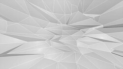 White low poly abstract background. Seamlessly loopable. Stock Footage