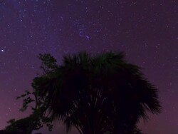 Star and Milky way Stock Footage