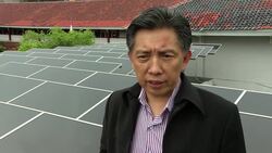 High school gets boost with solar panels News Clip