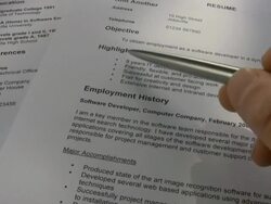 resume series Stock Footage