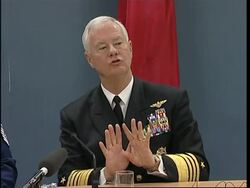 Commander of the US Pacific Command gives press conference News Clip