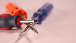 Screwdrivers rotating Stock Footage