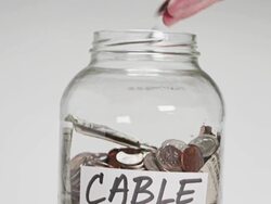 Money Jar Stock Footage