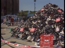 France - Demonstration against landmines Instructional Video